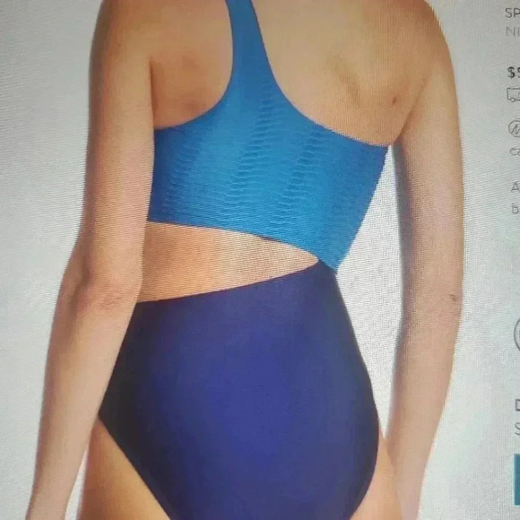 SPLENDID ASYMMETRICAL ONE PIECE - Picture 2 of 2